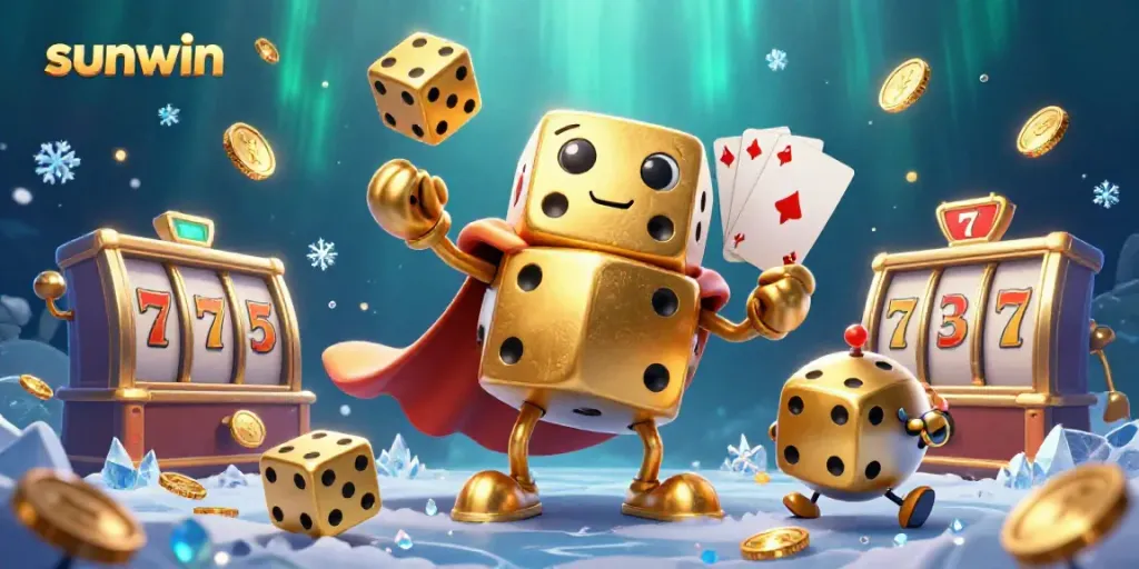Experience thrilling gameplay at sunwin with vibrant characters and casino elements in dynamic 3D.