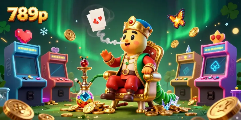 Engage with 789p's vibrant 3D casino scene featuring colorful characters and gaming elements.