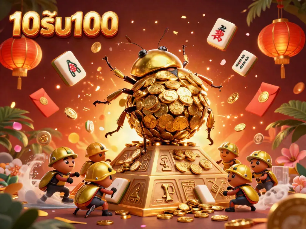 ลุ้นโบนัส 10รับ100 ในเว็บคาสิโน 168DEE พร้อมสัญลักษณ์แห่งโชคลาภ.