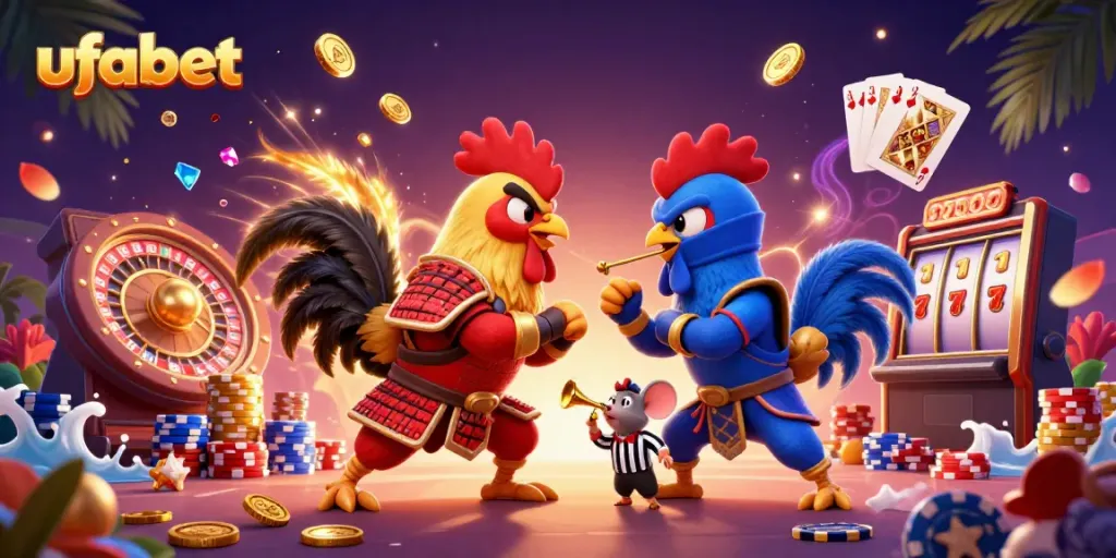 อัปเดต ufabet ไอเดียภาพผู้เล่นเดิมพันกับการต่อสู้ระหว่างไก่สองตัวด้วยการสร้างความบันเทิง