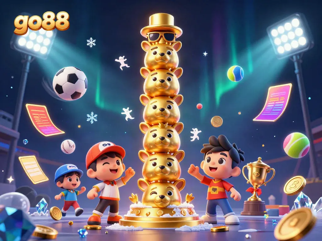 Engage with exciting go88 gaming action featuring vibrant characters and dynamic sporting elements.