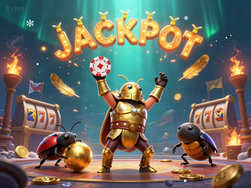 Experience thrilling jackpots with UU88 in a vibrant 3D cartoon casino scene.