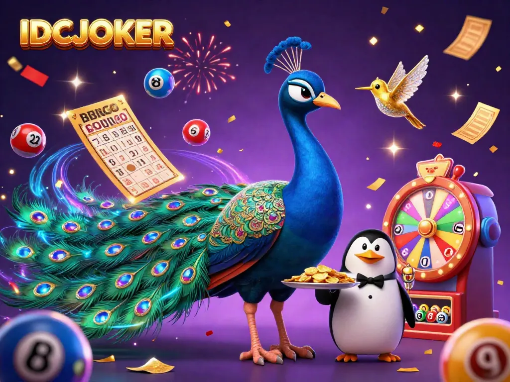 Engage with IDCJOKER's vibrant casino atmosphere featuring exciting games and celebrations.