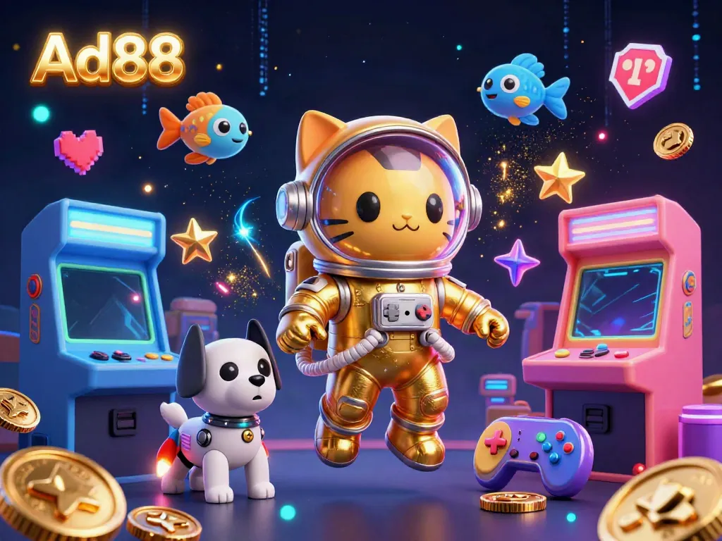 Engage with Ad88's vibrant gaming universe featuring dynamic characters and casinos.