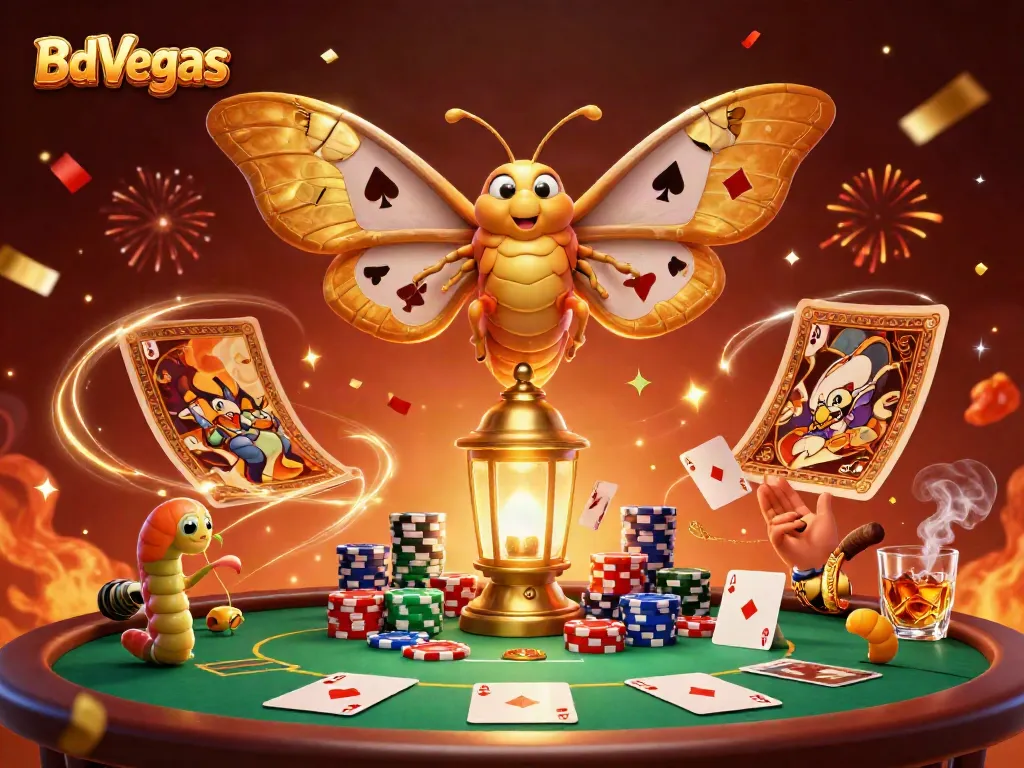 Experience thrilling gameplay at BdVegas with vibrant casino visuals and dynamic characters.