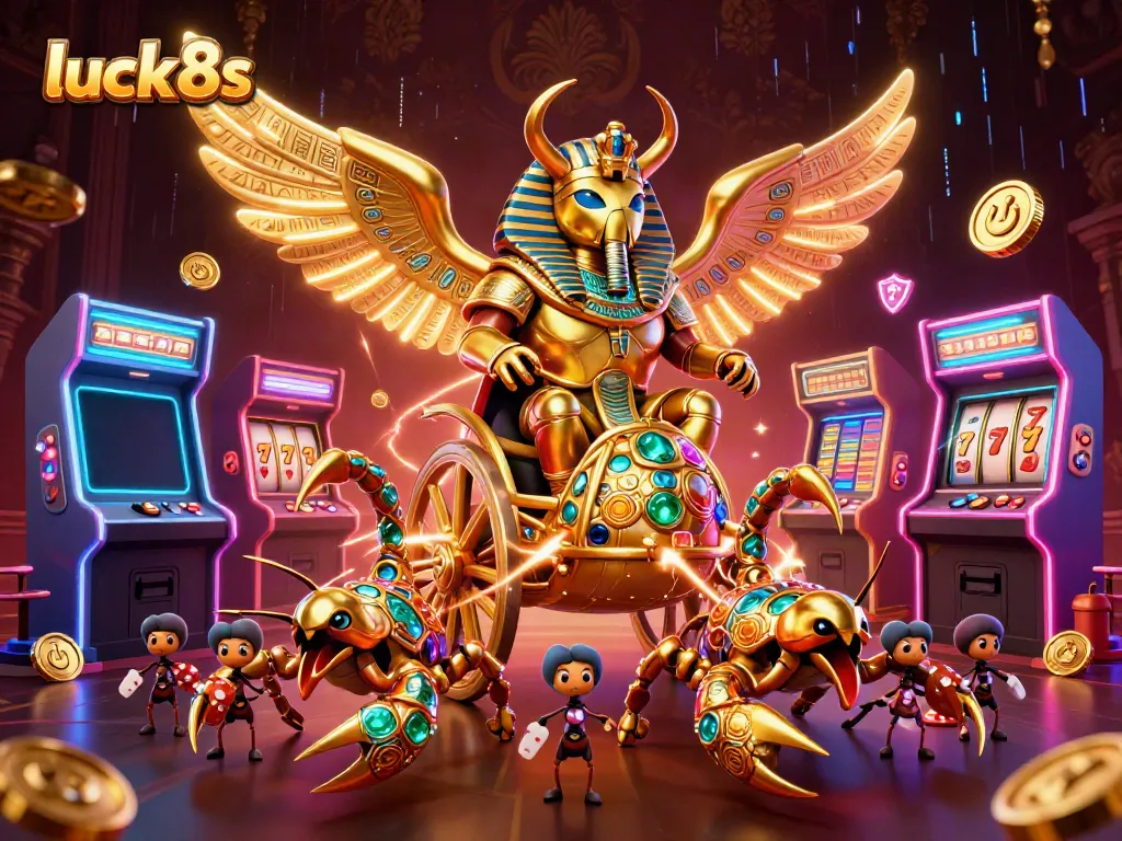 Experience exhilarating gameplay with luck8s in this vibrant casino-themed illustration showcasing engaging characters.