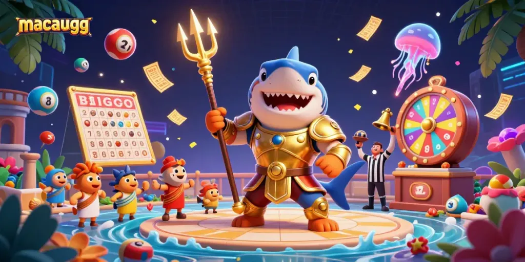 Engage in thrilling online gaming with macaugg featuring an adventurous underwater scene.