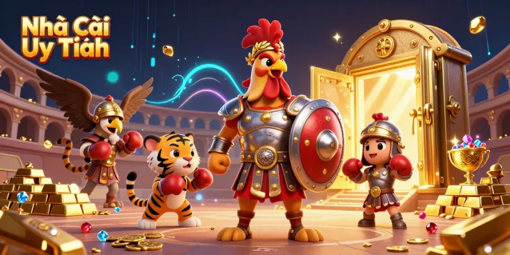 Engage in exhilarating gaming experiences at Nhà Cái Uy Tín, featuring rich 3D cartoon visuals.