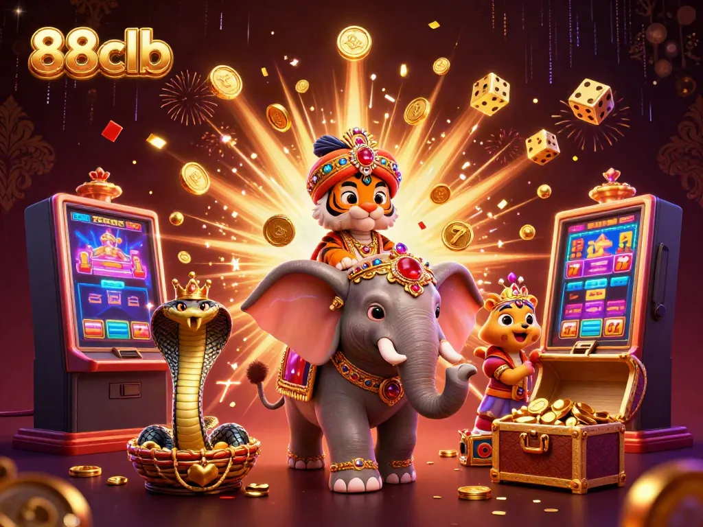 Experience thrilling wins at 88clb with a vibrant slot machine jackpot explosion.