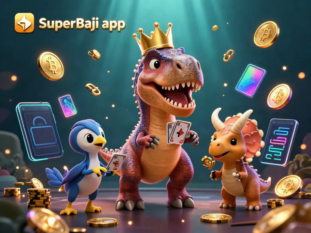Experience the thrill of mobile gaming with the SuperBaji app featuring delightful characters and dynamic casino elements.